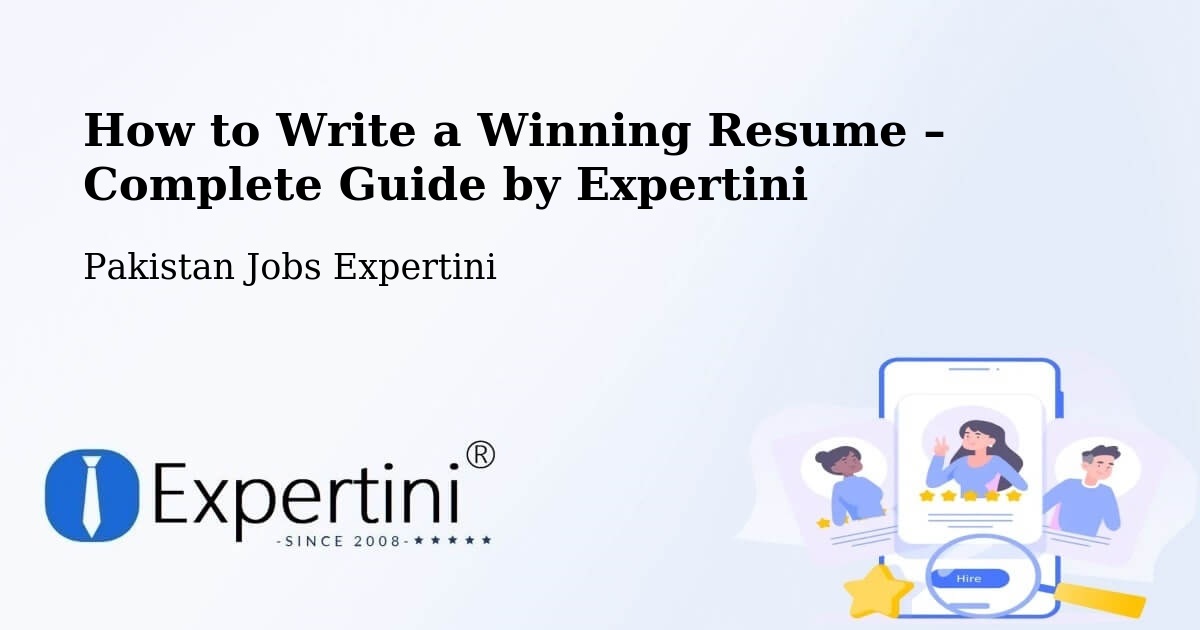 Resume Writing Guide for Job Seekers – Bhan - Bhan, Pakistan Jobs Expertini